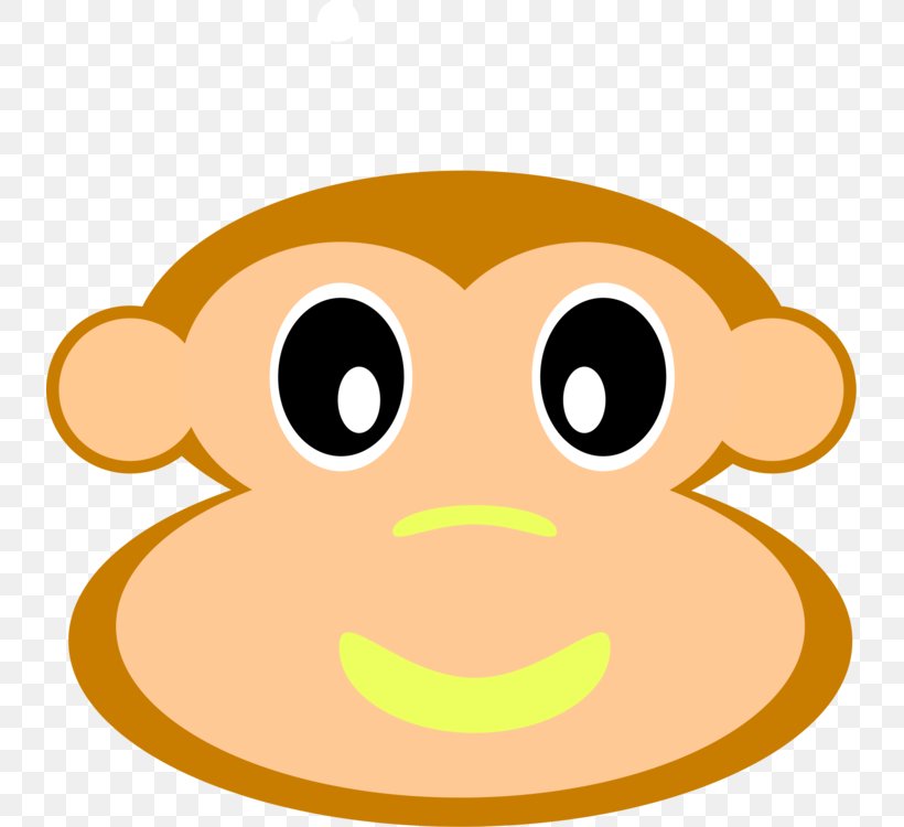 Happy Face, PNG, 735x750px, Cartoon, Animal, Ape, Baboons, Cheek Download Free