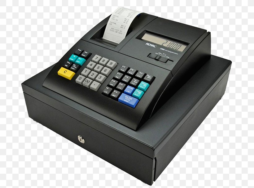 Cash Register Sales Drawer Thermal Paper Price Look-up Code, PNG, 698x606px, Cash Register, Business, Corded Phone, Drawer, Electronic Instrument Download Free