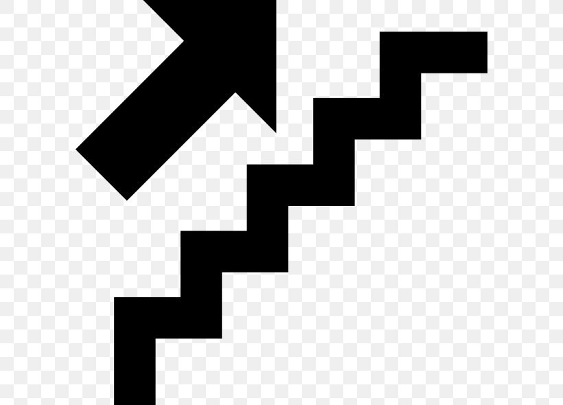 Stairs Clip Art, PNG, 600x590px, Stairs, Black, Black And White, Brand, Logo Download Free