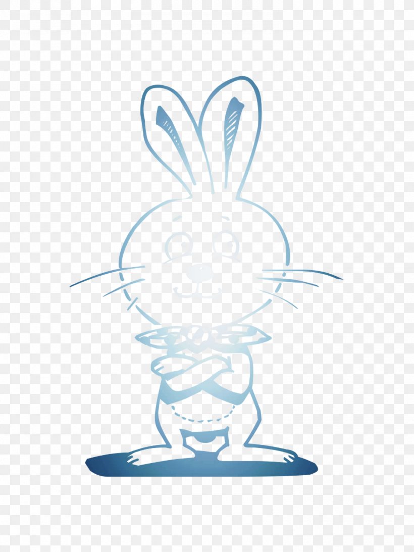 Domestic Rabbit Easter Bunny Hare Illustration, PNG, 1500x2000px, Domestic Rabbit, Black, Cartoon, Drawing, Easter Download Free