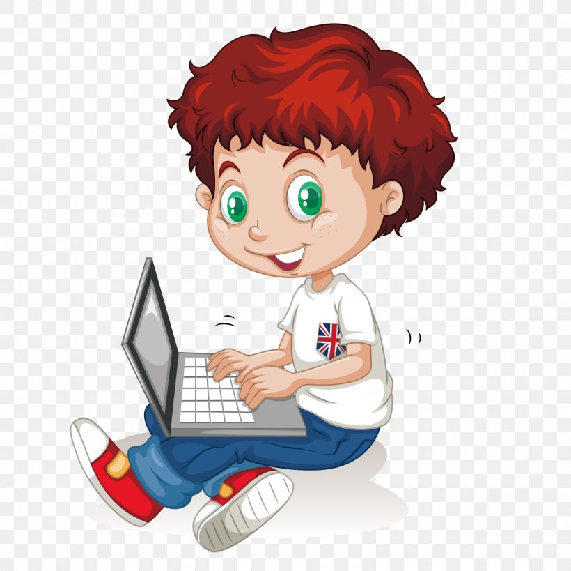 Laptop Computer Keyboard Illustration, PNG, 1600x1600px, Laptop, Art, Boy, Cartoon, Child Download Free