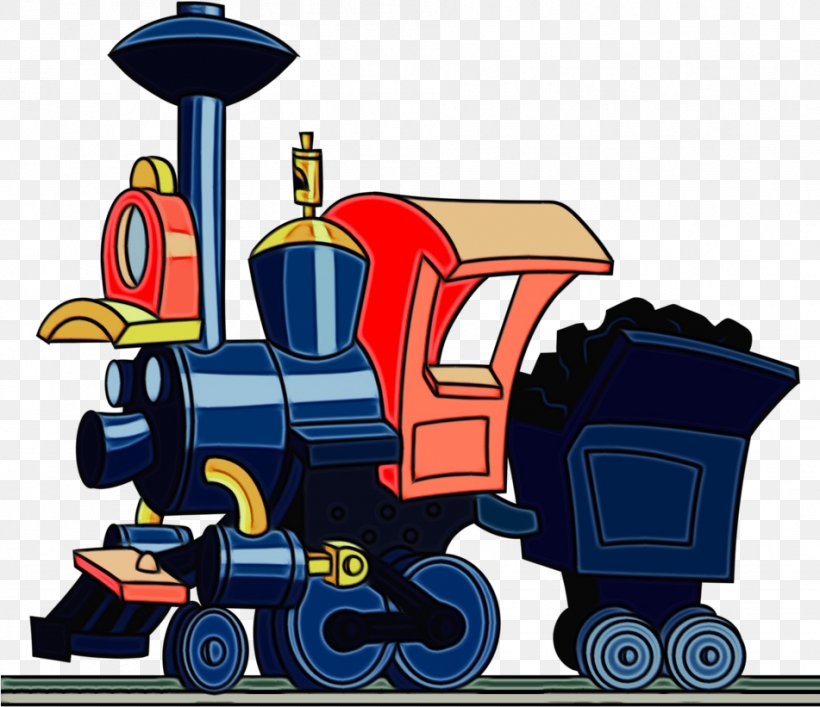 Locomotive Transport Vehicle Train Clip Art, PNG, 951x821px, Watercolor, Fictional Character, Locomotive, Paint, Rolling Download Free