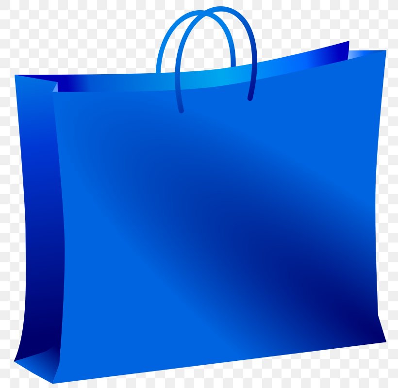Paper Shopping Bags & Trolleys Clip Art, PNG, 800x800px, Paper, Azure, Bag, Blue, Brand Download Free