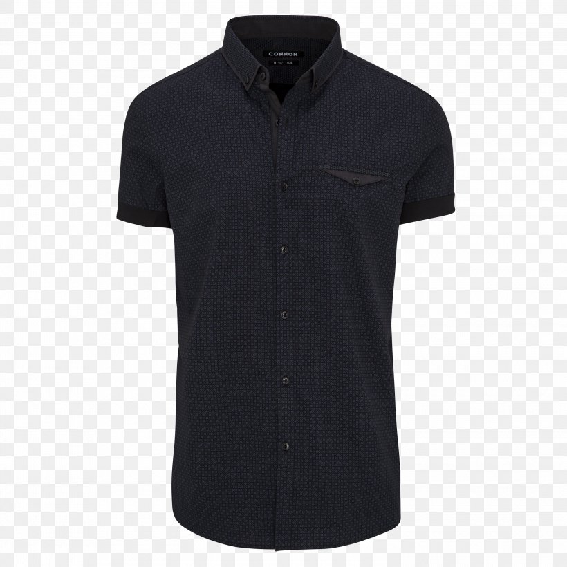 T-shirt Nike Sleeve Polo Shirt, PNG, 3000x3001px, Tshirt, Black, Button, Casual, Clothing Download Free