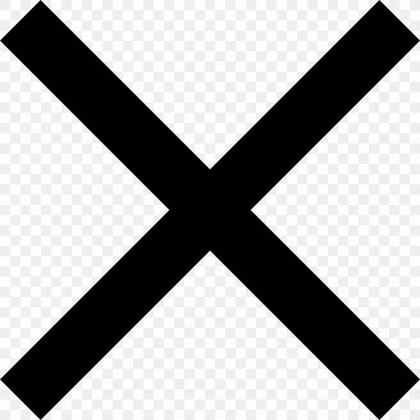 Christian Cross Symbol Saltire Clip Art, PNG, 980x980px, Christian Cross, Andrew, Black, Black And White, Christian Flag Download Free