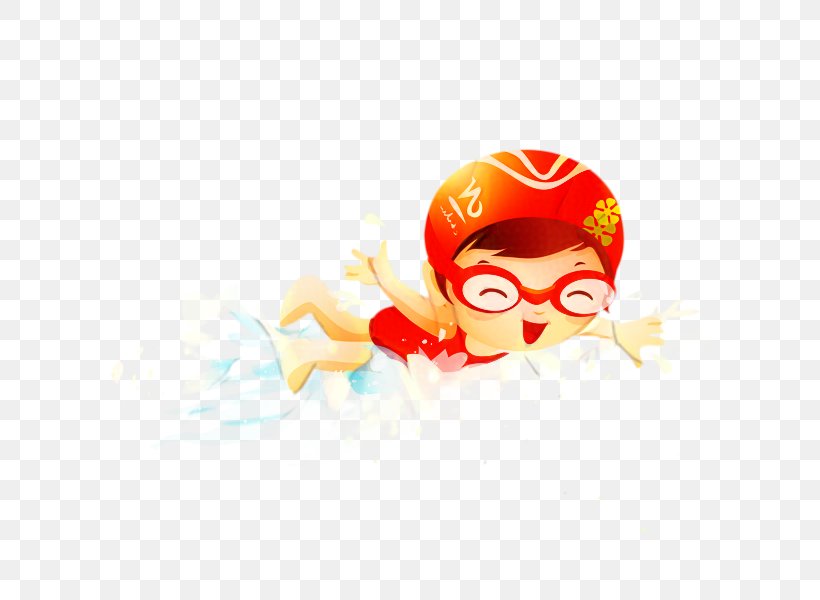 Swimming Cartoon, PNG, 600x600px, Swimming, Cartoon, Child, Costume Accessory, Sports Download Free