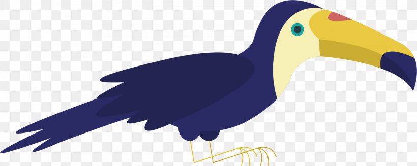 Bird Parrot Toucan Wildlife, PNG, 2136x853px, Bird, Animal, Artworks, Beak, Drawing Download Free