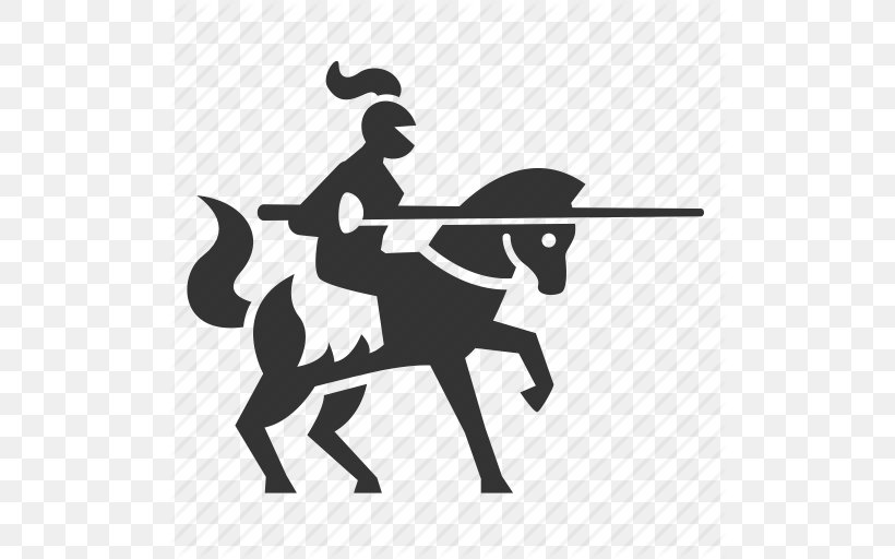 Middle Ages Knight Archery, PNG, 512x512px, Middle Ages, Apple Icon Image Format, Archery, Black And White, Bow And Arrow Download Free