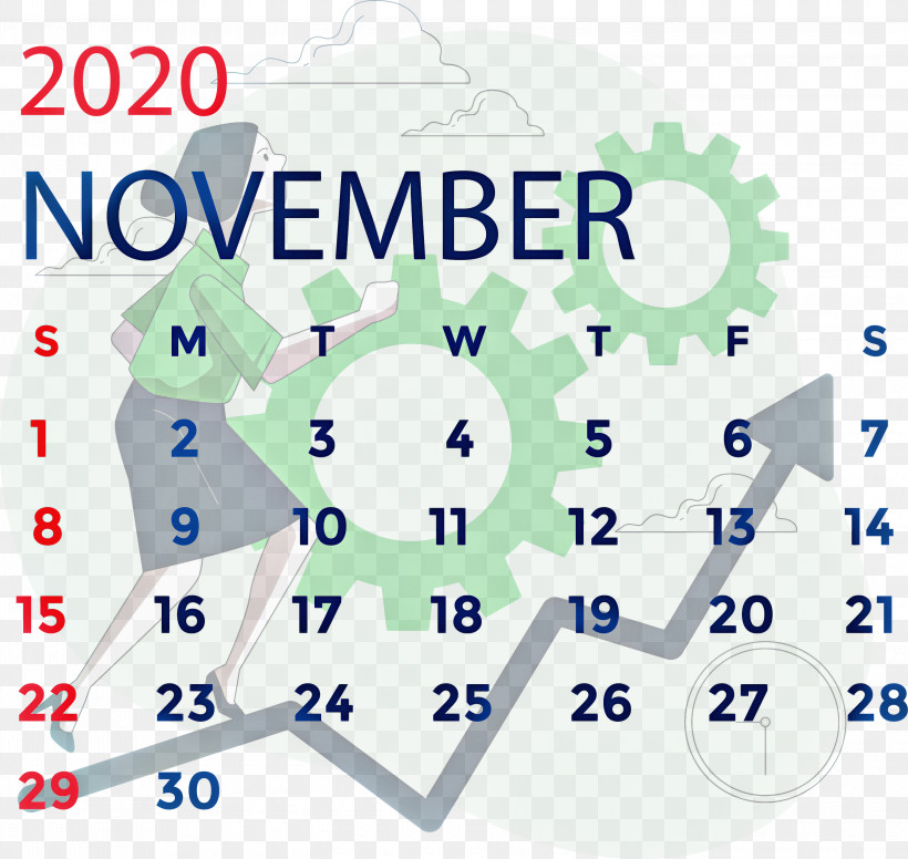November 2020 Calendar November 2020 Printable Calendar, PNG, 3000x2840px, November 2020 Calendar, Area, Behavior, Chinese University Of Hong Kong, Human Download Free