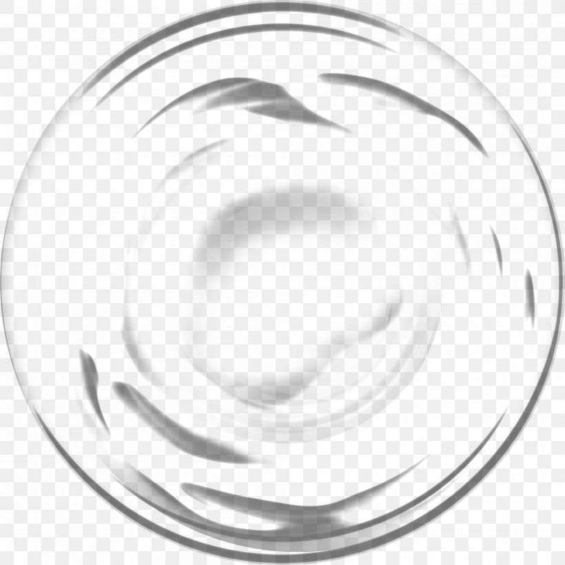 Circle Water PhotoFiltre, PNG, 2000x2000px, Water, Black And White, Body Jewelry, Bottle, Bubble Download Free