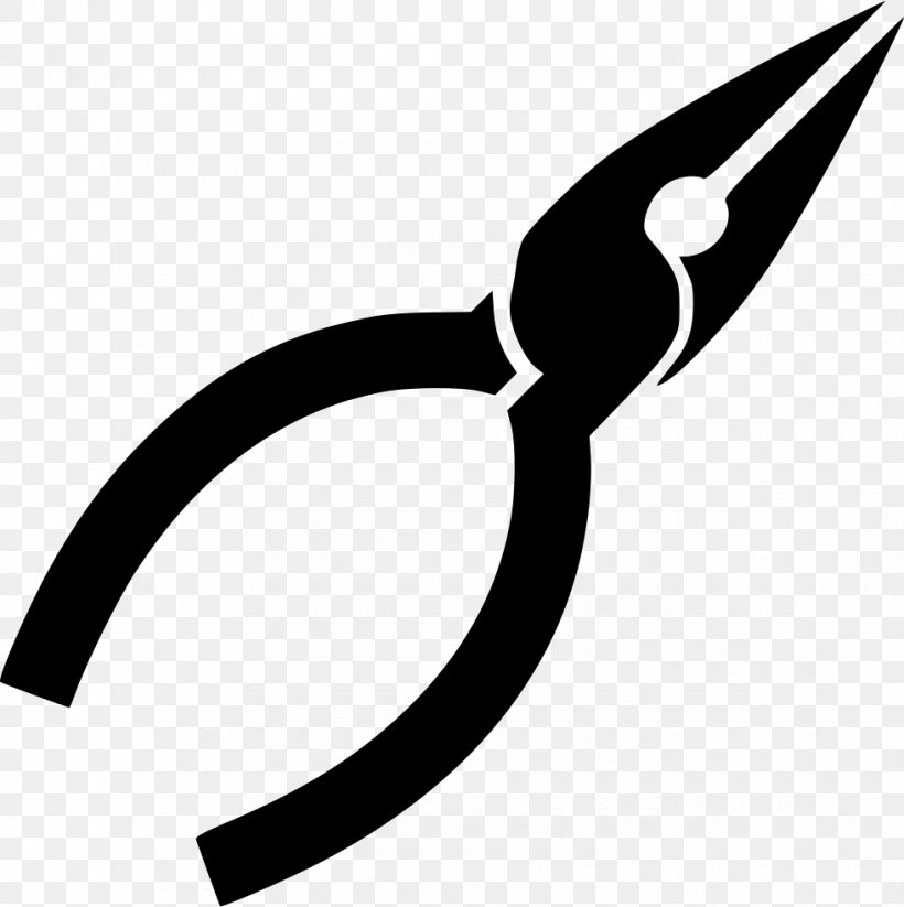Clip Art, PNG, 980x984px, Pliers, Artwork, Black And White, Cdr, Data Download Free