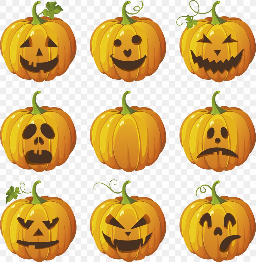 Pumpkin Jack-o-lantern Halloween Ghost, PNG, 2853x2917px, Pumpkin, Calabaza, Cucurbita, Food, Fruit Download Free