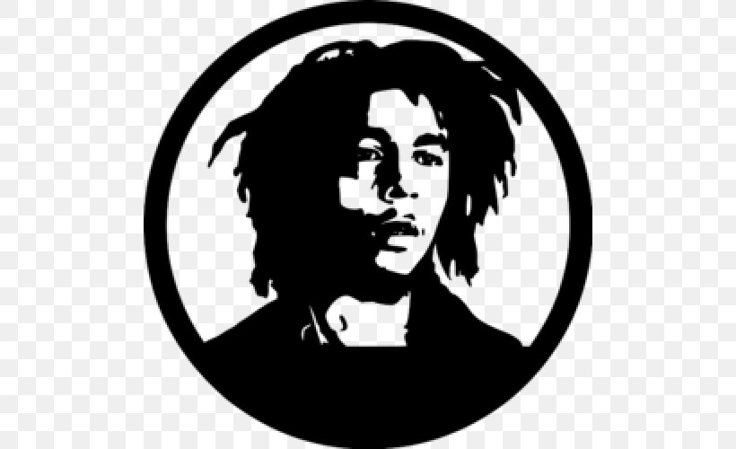 Bob Marley One Love/People Get Ready Reggae Poster, PNG, 500x500px, Bob Marley, Art, Artwork, Black, Black And White Download Free