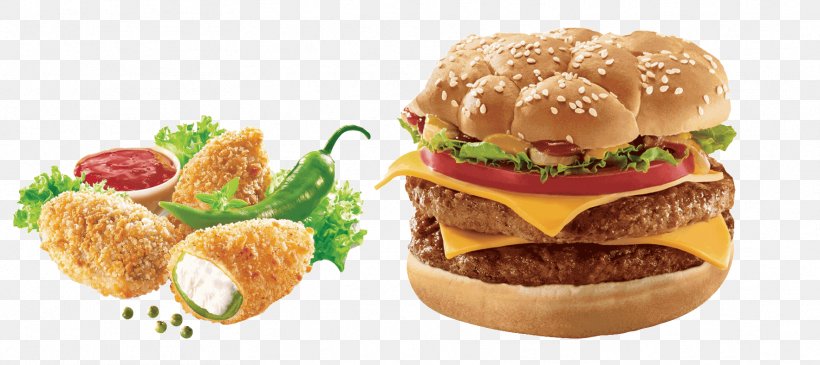 Cheeseburger Hamburger Fast Food Buffalo Burger McDonald's Big Mac, PNG, 1766x788px, Cheeseburger, American Food, Breakfast Sandwich, Buffalo Burger, Dish Download Free