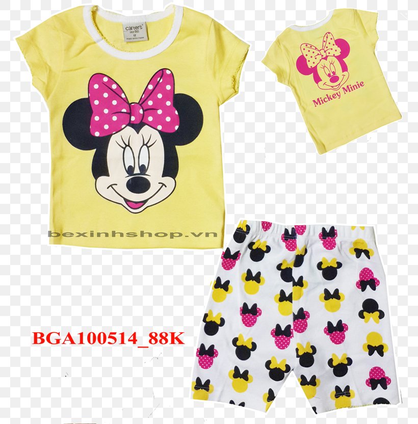 Pajamas T-shirt Minnie Mouse Clothing Infant, PNG, 800x832px, Watercolor, Cartoon, Flower, Frame, Heart Download Free