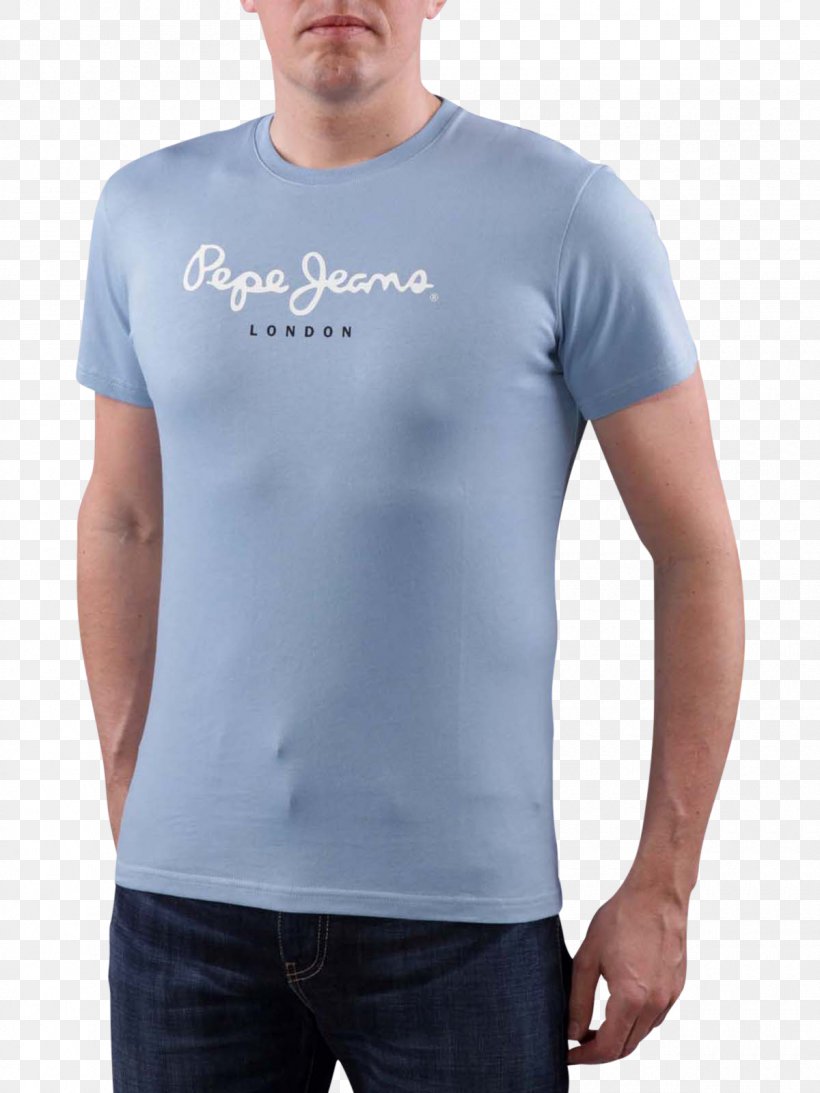 T-shirt Pepe Jeans Denim Top, PNG, 1200x1600px, Tshirt, Active Shirt, Blue, Brand, Denim Download Free