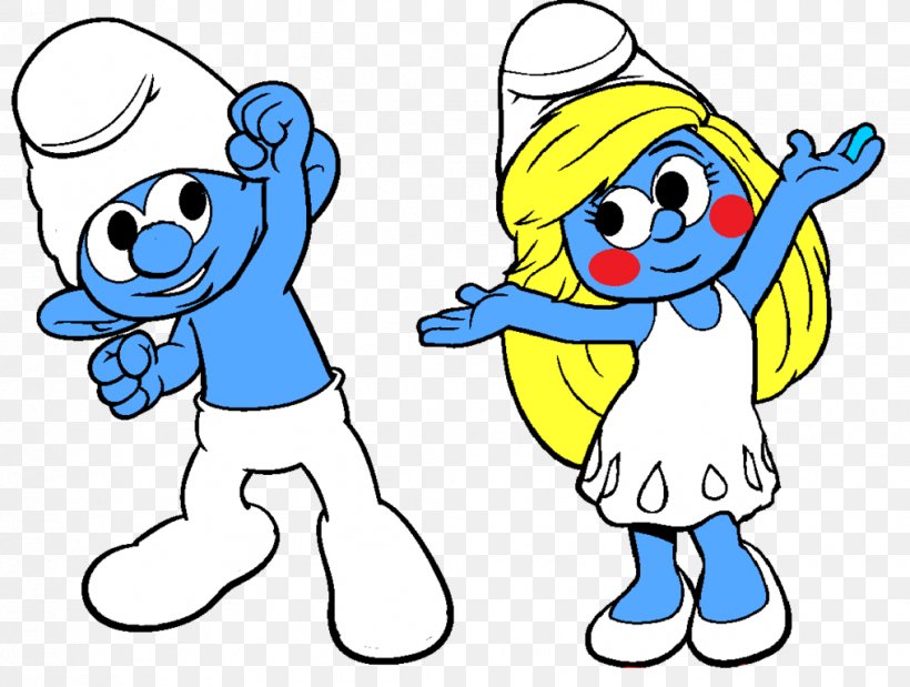 The Smurfette Gargamel Clumsy Smurf The Smurfs, PNG, 1016x768px, Watercolor, Cartoon, Flower, Frame, Heart Download Free