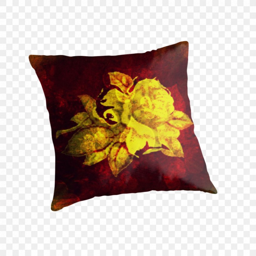 Throw Pillows Yellow Red Cushion, PNG, 875x875px, Throw Pillows, Canvas, Canvas Print, Curtain, Cushion Download Free
