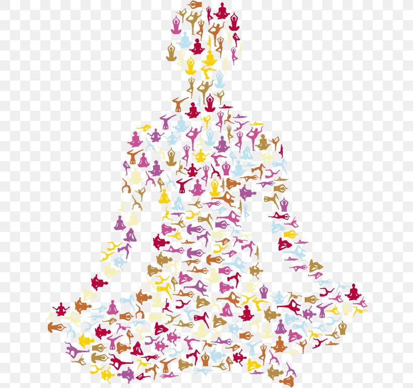 Yoga Vriksasana Lotus Position Clip Art, PNG, 640x770px, Yoga, Asento, Christmas Decoration, Christmas Ornament, Christmas Tree Download Free