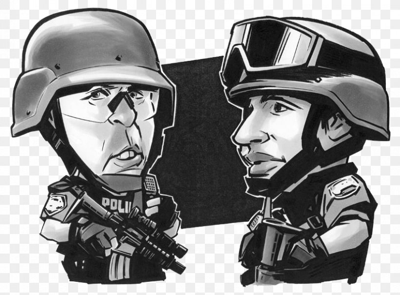 Bicycle Helmet Comics Cartoon Special Forces, PNG, 847x625px, Bicycle Helmet, Bicycle Clothing, Bicycles Equipment And Supplies, Black And White, Brand Download Free