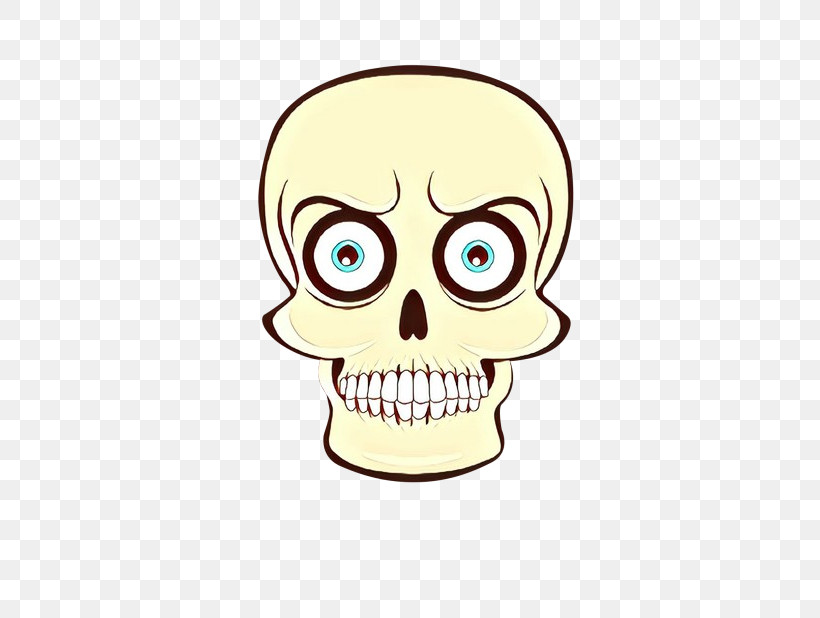 Face Bone Head Skull Cartoon, PNG, 618x618px, Face, Animation, Bone, Cartoon, Head Download Free