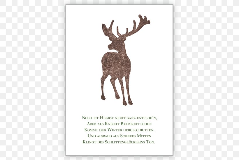 Reindeer Greeting & Note Cards Antler Christmas Card, PNG, 635x550px, Reindeer, Antler, Autumn, Birthday, Christmas Download Free