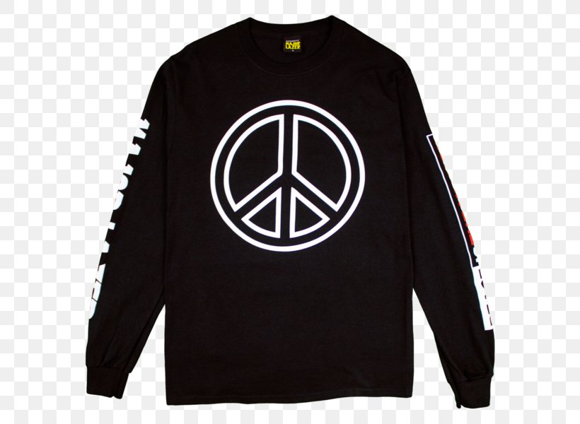 Sweatshirt Peace Is The Mission Major Lazer Sweater Clothing, PNG, 600x600px, Sweatshirt, Black, Brand, Clothing, Jacket Download Free