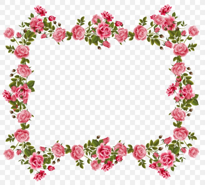 Borders And Frames Flower Rose Floral Design Clip Art, PNG, 1600x1445px, Borders And Frames, Blossom, Body Jewelry, Branch, Cut Flowers Download Free