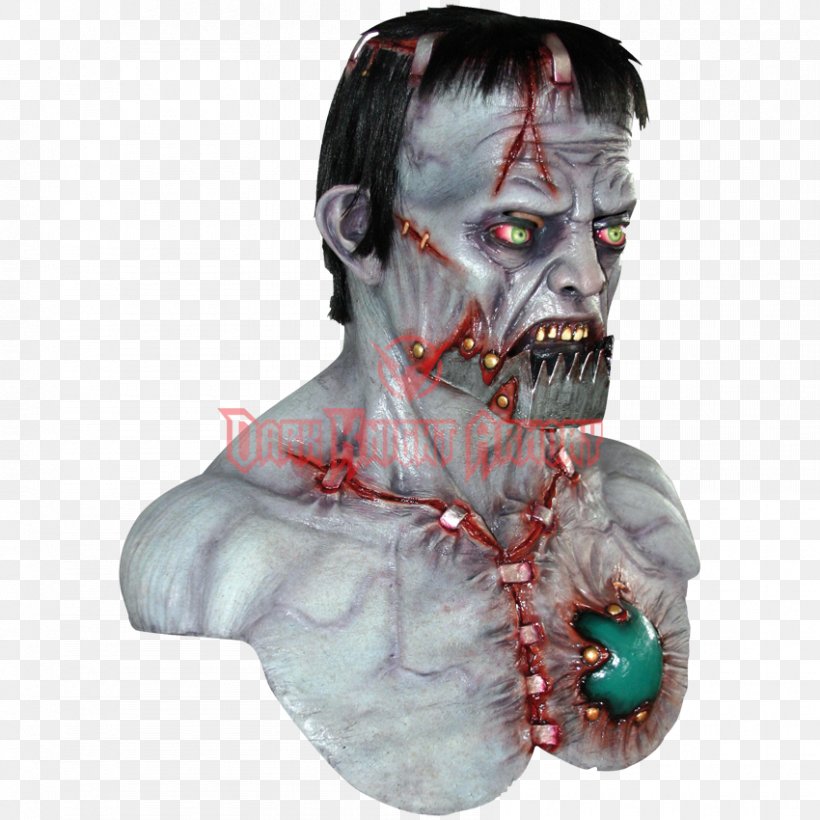 Frankenstein's Monster Mask Halloween Costume, PNG, 850x850px, Watercolor, Cartoon, Flower, Frame, Heart Download Free