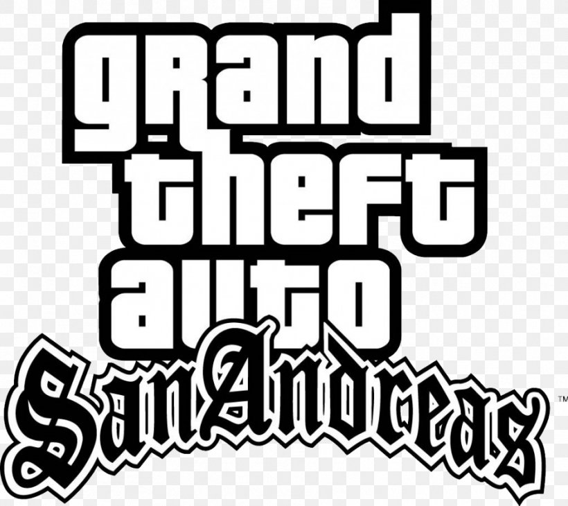 Grand Theft Auto: San Andreas Grand Theft Auto: Vice City Grand Theft Auto IV Grand Theft Auto V Grand Theft Auto 2, PNG, 937x835px, Grand Theft Auto San Andreas, Black And White, Brand, Carl Johnson, Grand Theft Auto Download Free