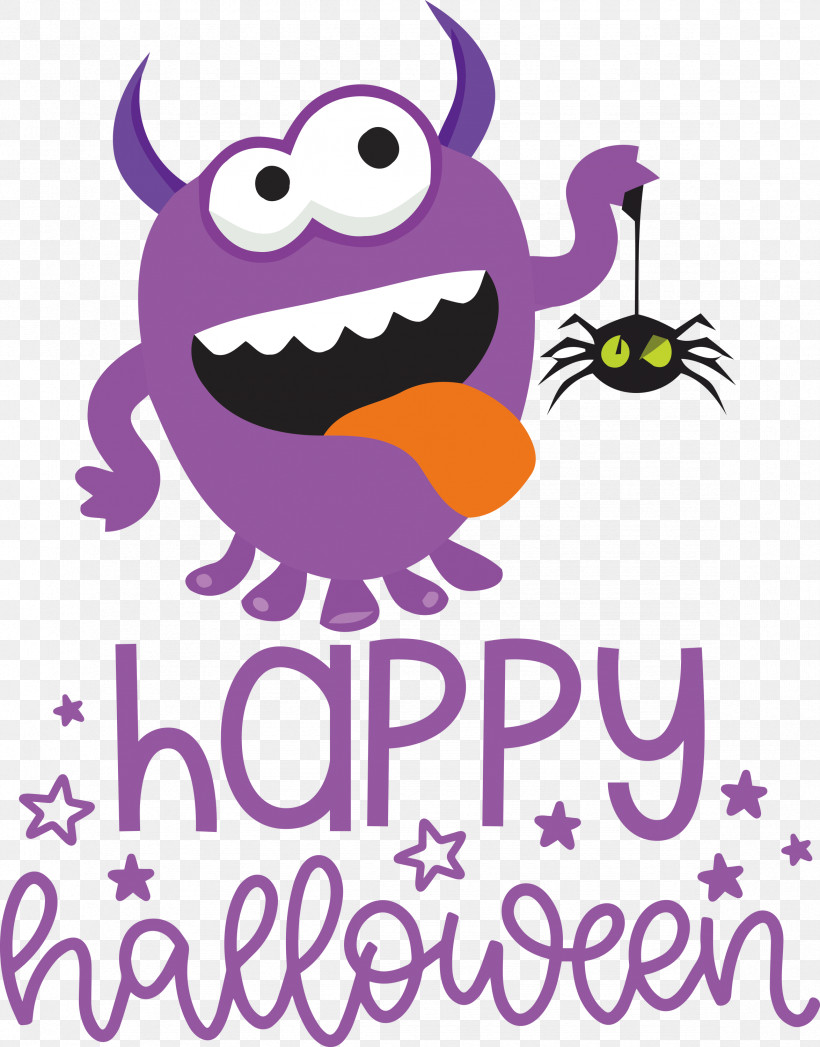 Happy Halloween, PNG, 2348x3000px, Happy Halloween, Biology, Cartoon, Geometry, Happiness Download Free