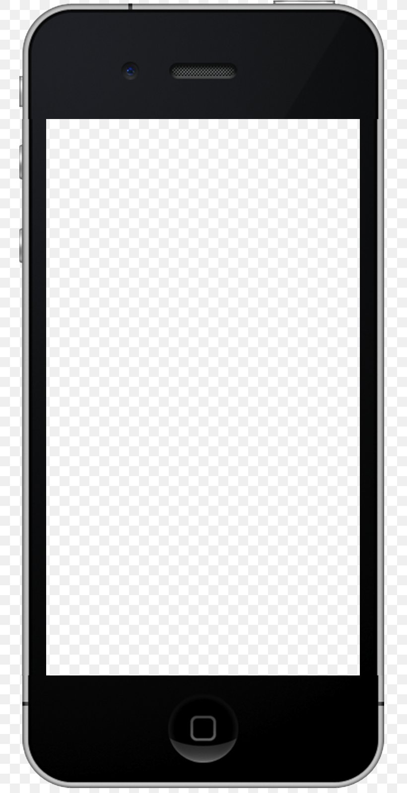 IPhone Smartphone Handheld Devices Telephone Clip Art, PNG, 742x1599px, Iphone, Black, Cellular Network, Communication Device, Computer Monitors Download Free