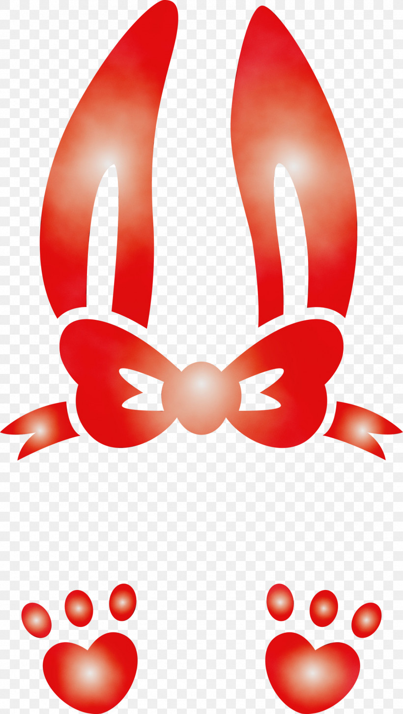 Red Material Property, PNG, 1695x3000px, Easter Bunny, Easter Day, Material Property, Paint, Rabbit Download Free