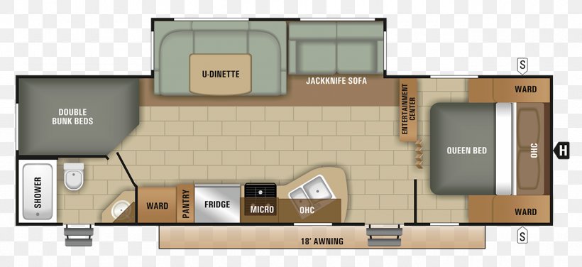 Bunk Bed Campervans Caravan Fifth Wheel Coupling, PNG, 1280x588px, Bunk Bed, Bed, Bedroom, Campervans, Caravan Download Free