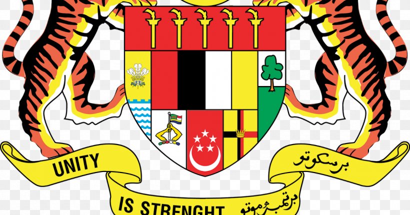 Coat Of Arms Of Malaysia National Coat Of Arms Education Malaysia Global Services, PNG, 1200x630px, Malaysia, Area, Brand, Coat Of Arms, Coat Of Arms Of Alberta Download Free