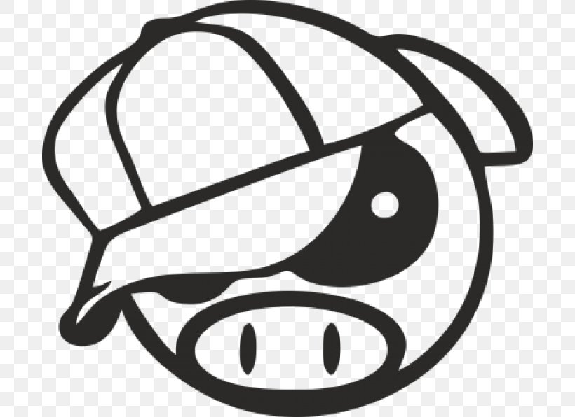 Pig Sticker Decal Japanese Domestic Market Car, PNG, 700x596px, Pig, Adhesive, Area, Black, Black And White Download Free
