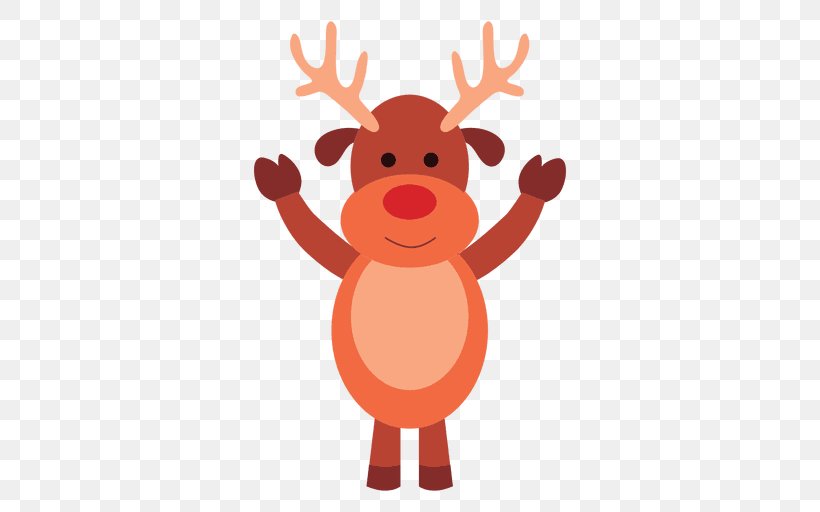 Reindeer Rudolph Clip Art, PNG, 512x512px, Deer, Cartoon, Christmas, Christmas Card, Drawing Download Free