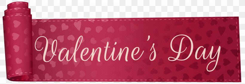 Valentine's Day Decoration PNG Clip Art Image, PNG, 8000x2758px, Red, Banner, Brand, Label, Magenta Download Free