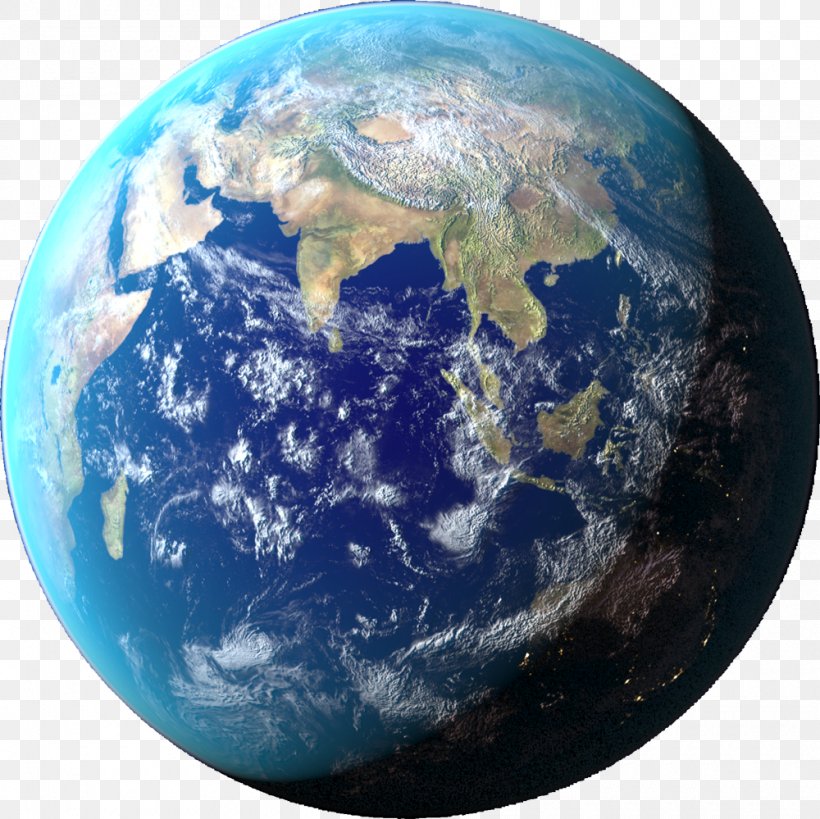 Планета земля на прозрачном фоне для фотошопа