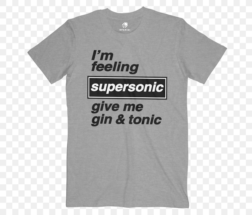 Printed T-shirt Hoodie Supersonic, PNG, 700x700px, Tshirt, Active Shirt, Black, Blouse, Brand Download Free
