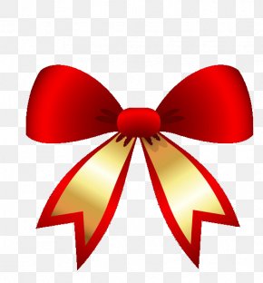 Red Bow Transparent Clip Art Image​