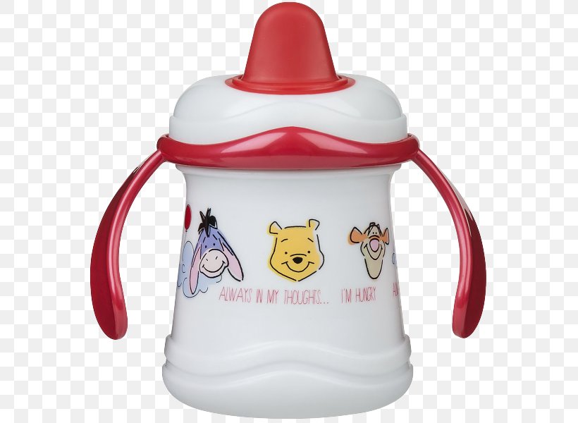 Baby Bottles Spoon Winnie-the-Pooh Lid Tableware, PNG, 600x600px, Baby Bottles, Baby Bottle, Cup, Cutlery, Drinkware Download Free
