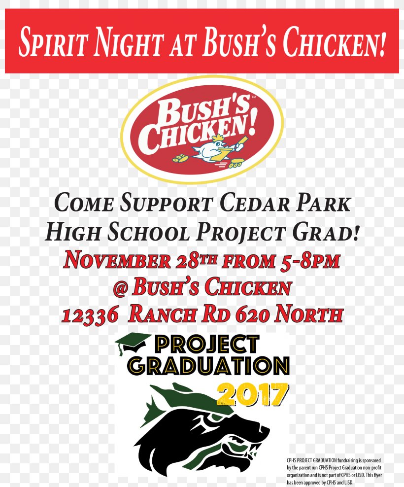 Cedar Park High School Brand Line Bush's Chicken Font, PNG, 800x988px, Cedar Park High School, Advertising, Area, Brand, Cedar Park Download Free
