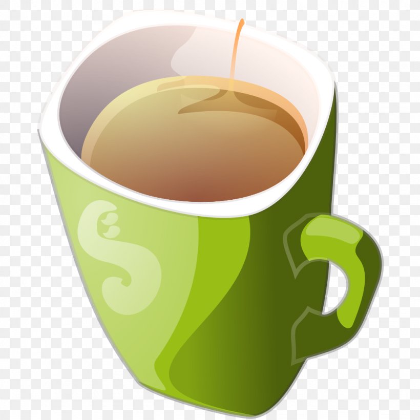 Green Tea Coffee Teacup Clip Art, PNG, 1024x1024px, Tea, Caffeine, Coffee, Coffee Cup, Cup Download Free