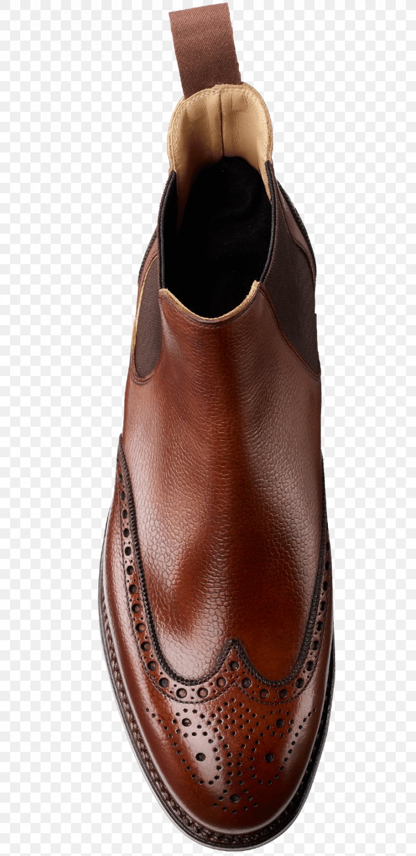 Leather Brogue Shoe Crockett & Jones Chelsea Boot, PNG, 900x1850px, Leather, Boot, Brogue Shoe, Brown, Chelsea Boot Download Free