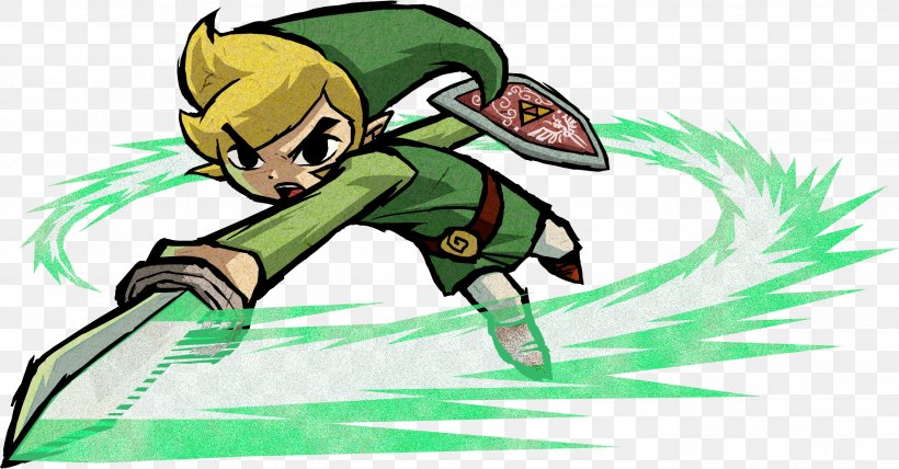 The Legend Of Zelda: The Wind Waker The Legend Of Zelda: Four Swords Adventures The Legend Of Zelda: The Minish Cap The Legend Of Zelda: A Link To The Past And Four Swords Super Smash Bros. Brawl, PNG, 2701x1412px, Legend Of Zelda The Wind Waker, Cartoon, Fiction, Fictional Character, Grass Download Free