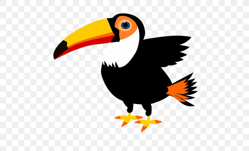 Toco Toucan Parrot Bird Clip Art, PNG, 496x496px, Toucan, Artwork, Beak, Bird, Drawing Download Free