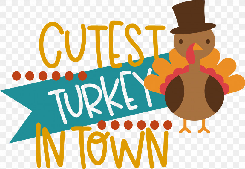 Cutest Turkey Thanksgiving Turkey, PNG, 3000x2069px, Thanksgiving Turkey, Beak, Biology, Happiness, Logo Download Free