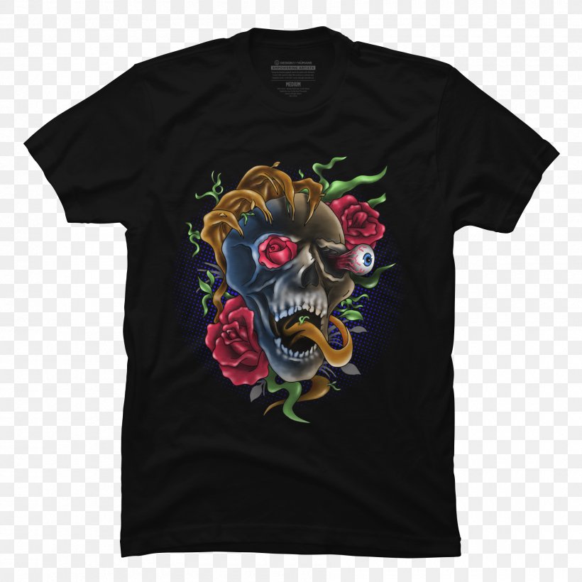 Printed T-shirt Hoodie Neckline, PNG, 1800x1800px, Watercolor, Cartoon, Flower, Frame, Heart Download Free