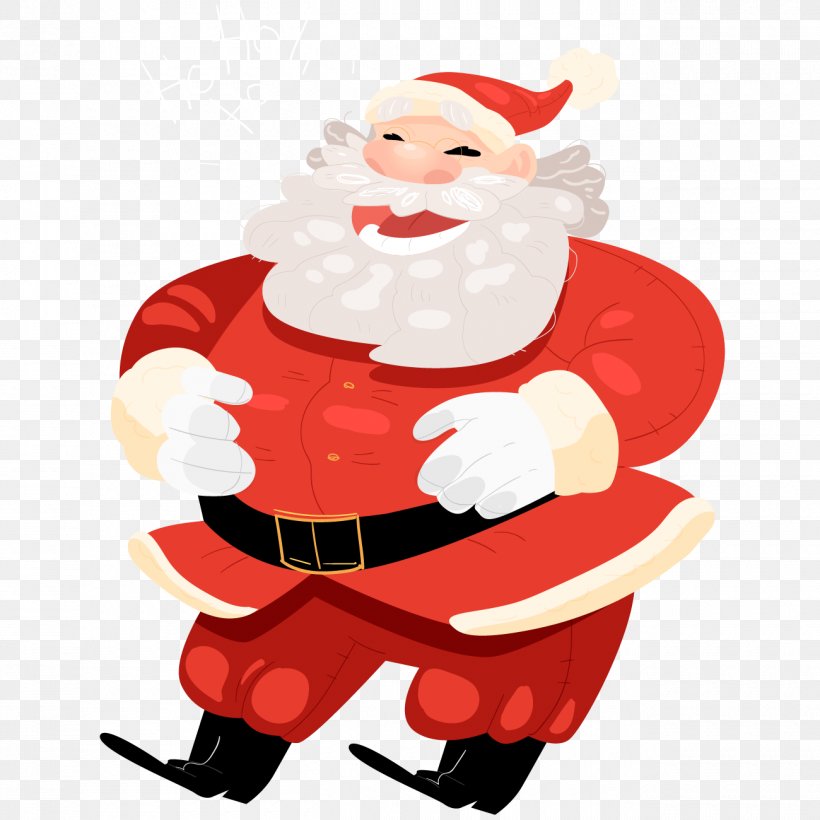 Santa Claus Christmas Day Image Laughter Vector Graphics, PNG, 1300x1300px, Santa Claus, Art, Cartoon, Christmas, Christmas Day Download Free
